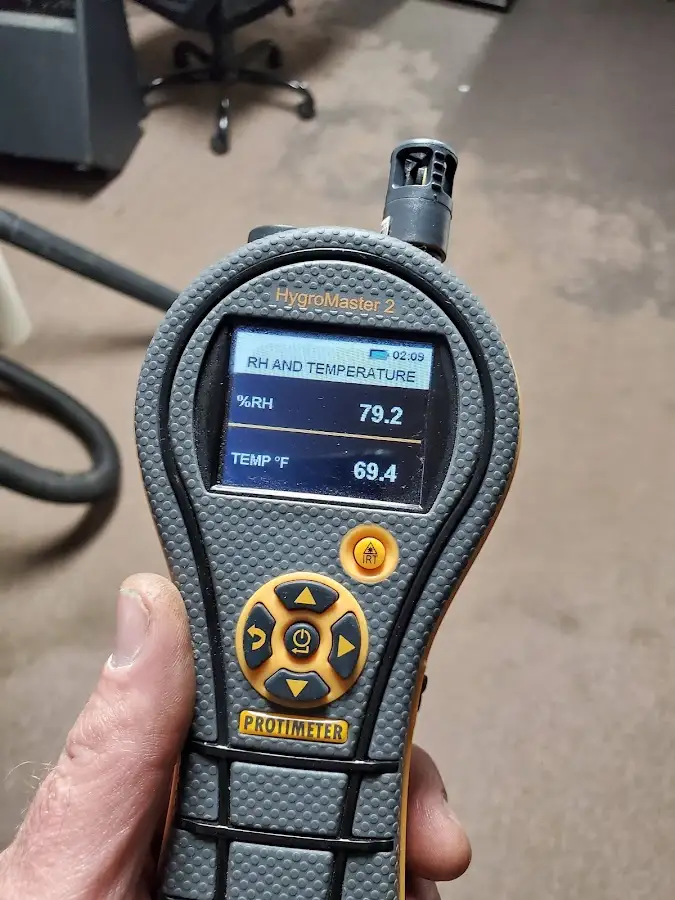 Moisture meter humidity assessment for Fire & Smoke Damage Restoration in Leawood